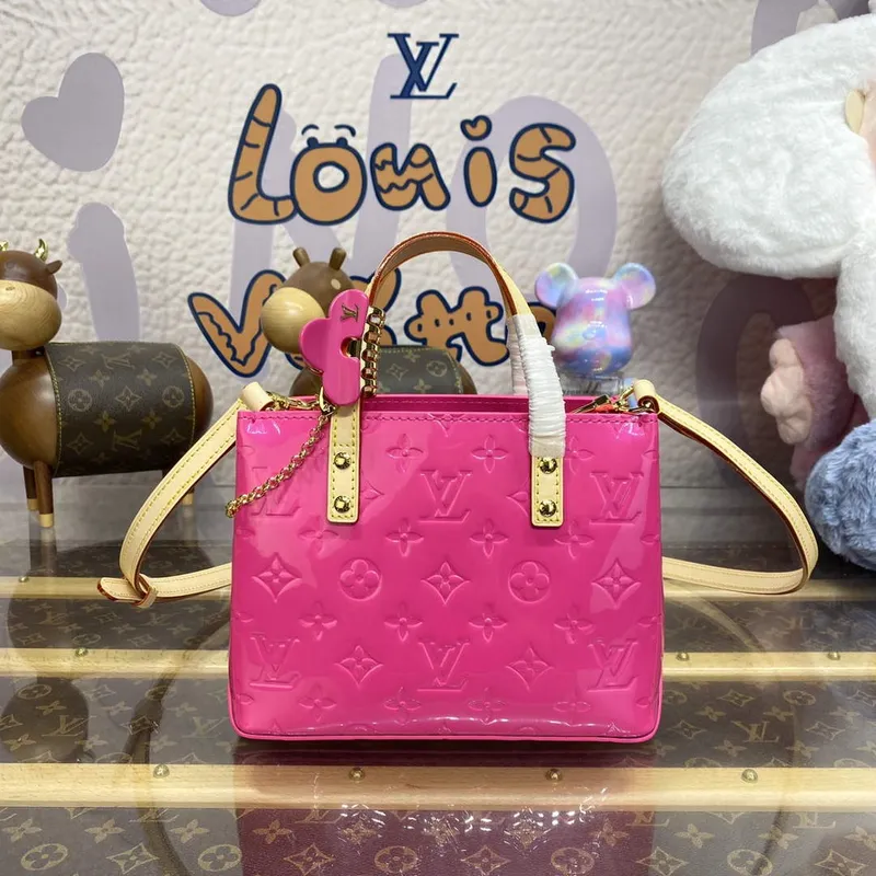 LV M24028 Louis Vuitton Reade PM Taška Neon Růžová