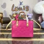 LV M24028 Louis Vuitton Reade PM Taška Neon Růžová