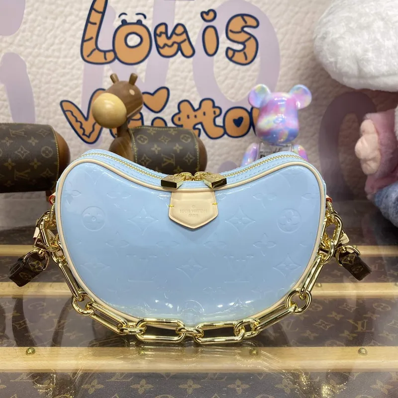 LV M24021 Louis Vuitton Croissant PM Taška Nebeská Modrá