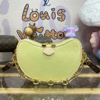 LV M24020 Louis Vuitton Croissant PM Taška Žlutá