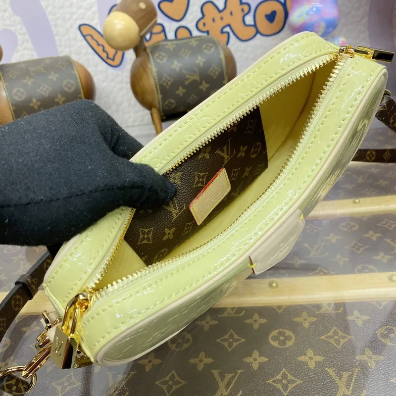 LV M24020 Louis Vuitton Croissant PM Taška Žlutá