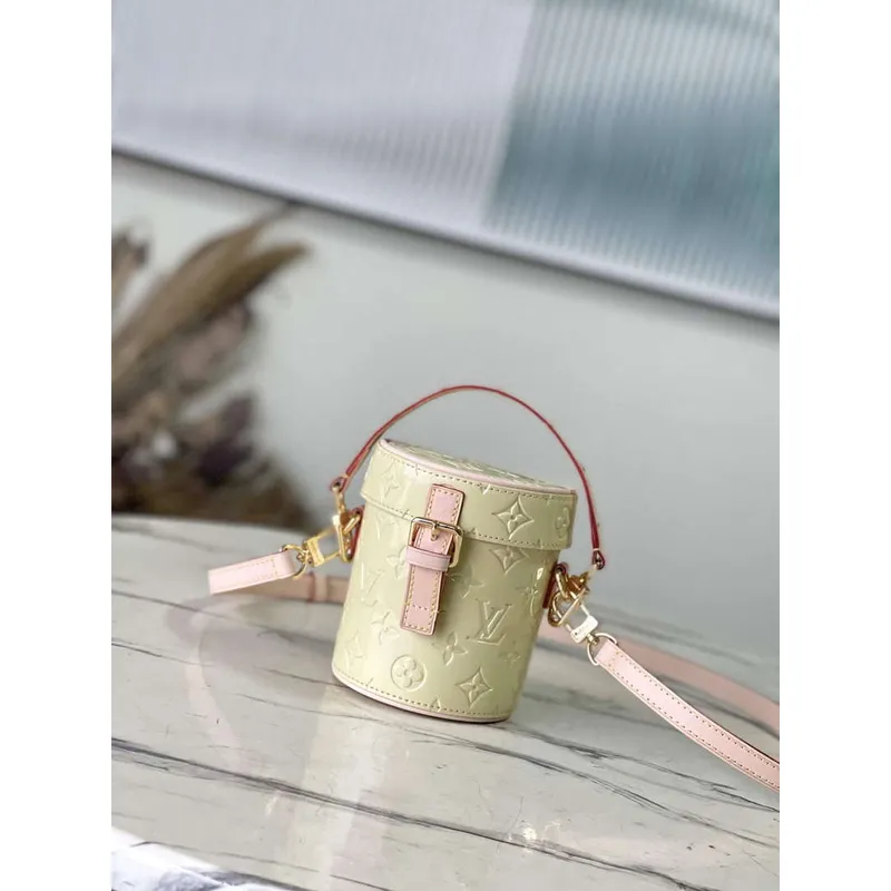 LV M24099 Louis Vuitton Astor Monogram Vernis Taška Žlutá