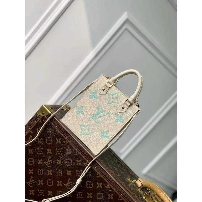 LV M81416 Louis Vuitton Petit Sac Plat Taška Matcha zelená