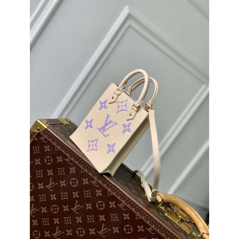 LV M81416 Louis Vuitton Petit Sac Plat Taška Taro Fialová