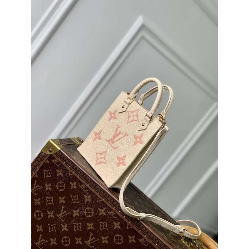 LV M81416 Louis Vuitton Petit Sac Plat Taška Růžová
