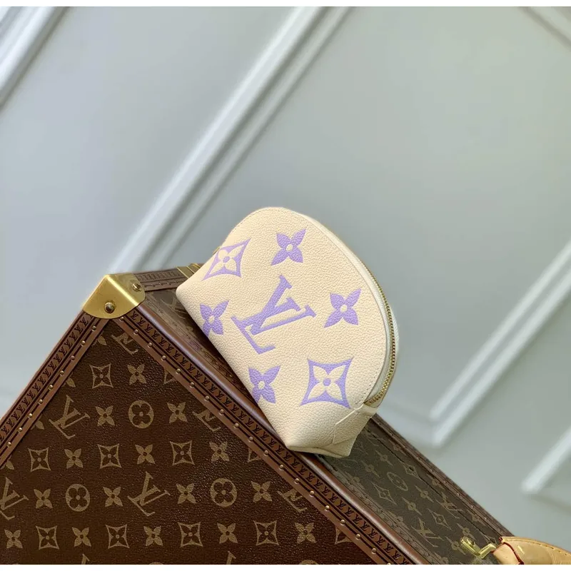 LV M45951 Louis Vuitton Pochette Cosmetique PM Taro Purple