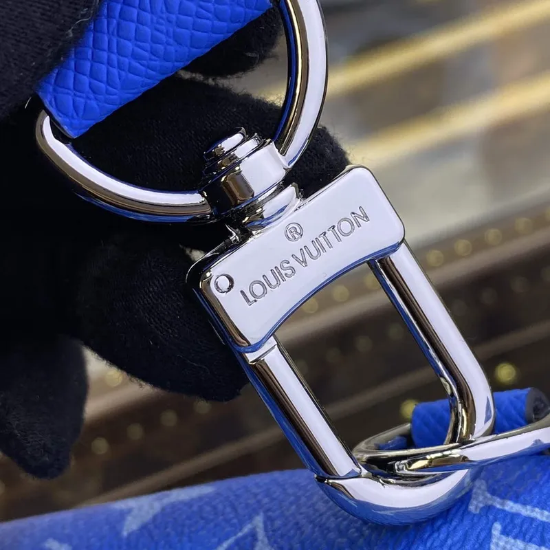 LV M31075 Louis Vuitton Duo Sling Bag Modrá