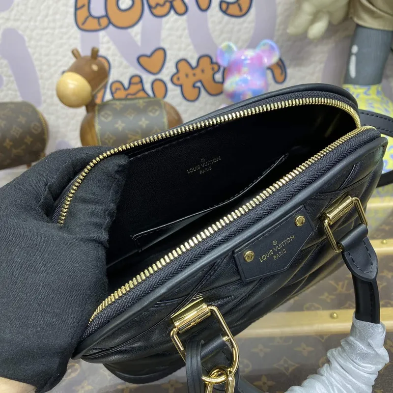 LV M23666 Louis Vuitton Alma BB Taška Černá