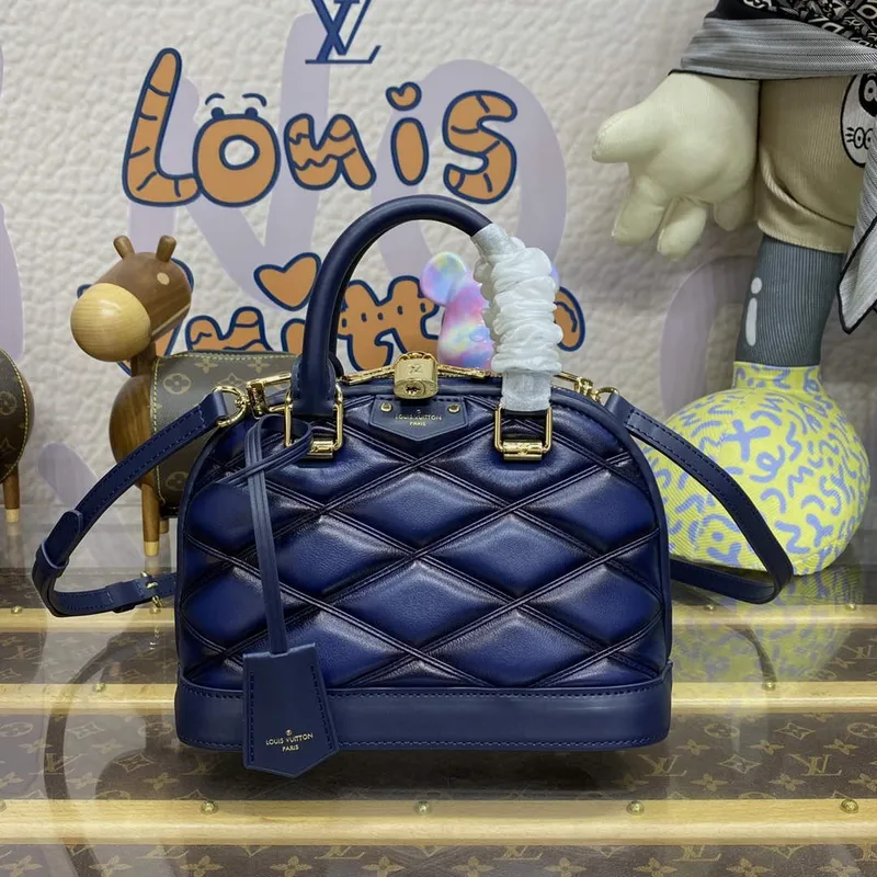 LV M23666 Louis Vuitton Alma BB Taška Námořnická Modrá