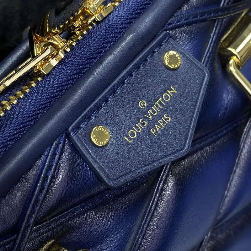 LV M23666 Louis Vuitton Alma BB Taška Námořnická Modrá