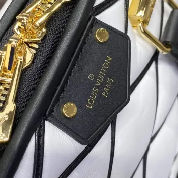 LV M23761 Louis Vuitton Alma BB Taška Černá/Bílá