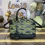 LV M23576 Louis Vuitton Alma BB Taška Černá/Zelená