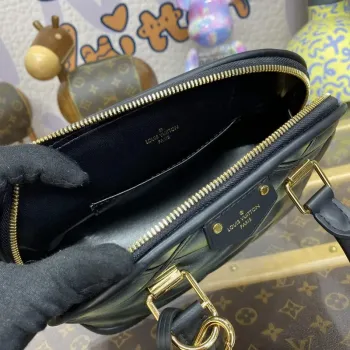 LV M23576 Louis Vuitton Alma BB Taška Černá/Zelená