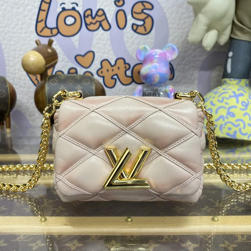 LV M82752 Louis Vuitton Pico GO 14 Taška Béžová/Růžová