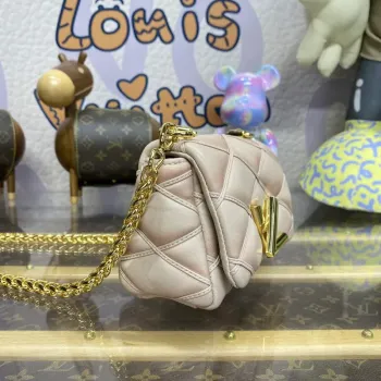 LV M82752 Louis Vuitton Pico GO 14 Taška Béžová/Růžová