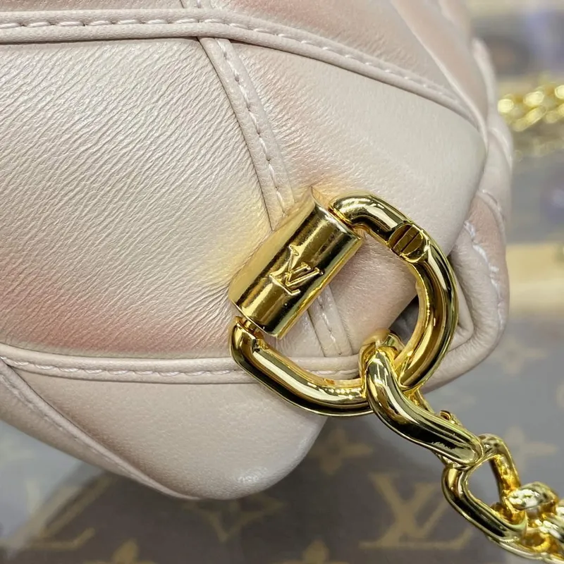 LV M82752 Louis Vuitton Pico GO 14 Taška Béžová/Růžová
