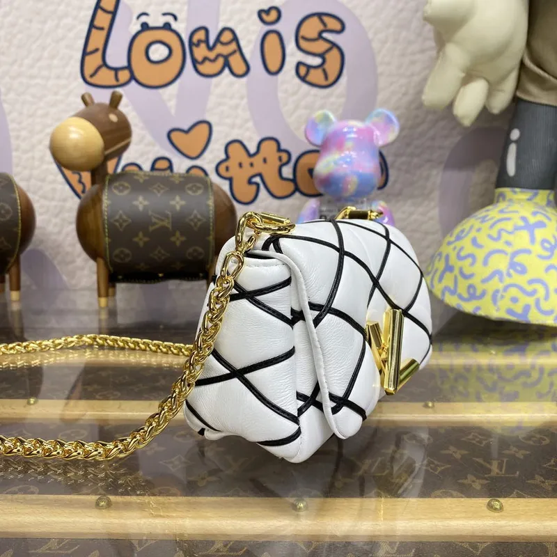 LV M23762 Louis Vuitton Pico GO 14 Taška Černá/Bílá