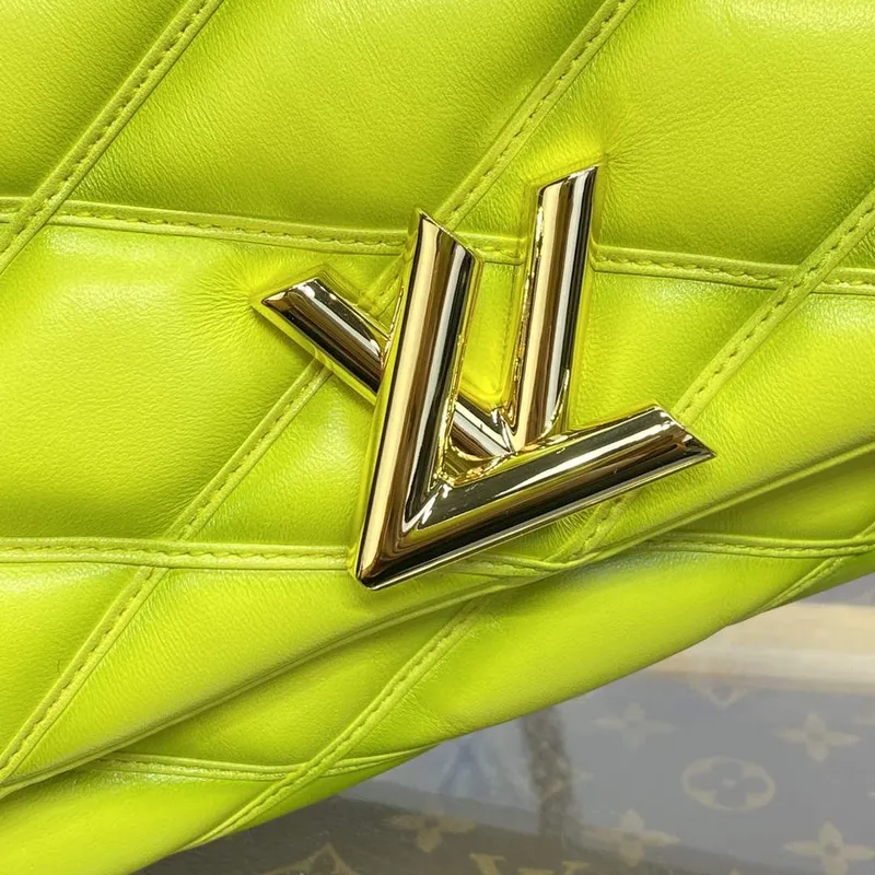 LV M24186 Louis Vuitton GO 14 MM Taška Citronově žlutá
