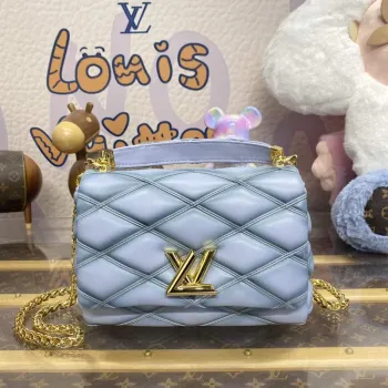 LV M24186 Louis Vuitton GO 14 MM Taška Foam Grey