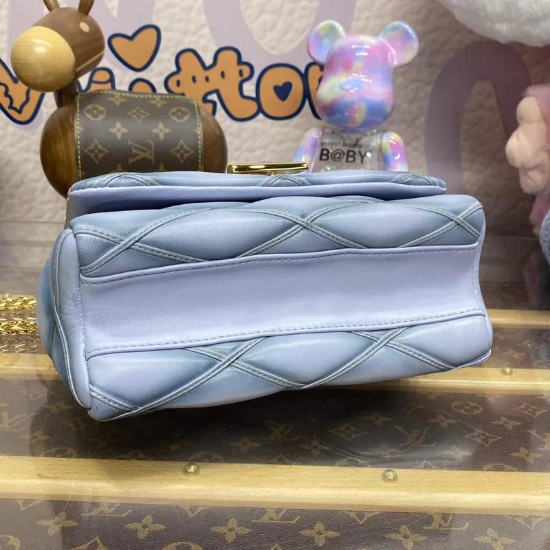 LV M24186 Louis Vuitton GO 14 MM Taška Foam Grey