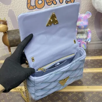 LV M24186 Louis Vuitton GO 14 MM Taška Foam Grey
