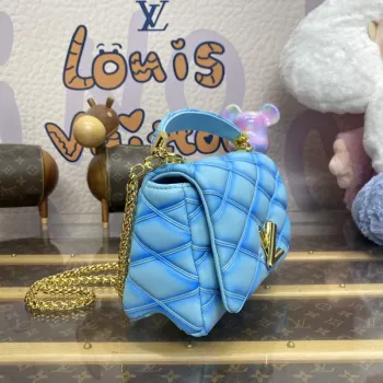 LV M24185 Louis Vuitton GO 14 MM Taška Lagoon Tyrkysová Modrá