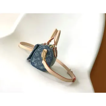 LV M82950 Louis Vuitton Nano Speedy Kabelka Monogram Denim
