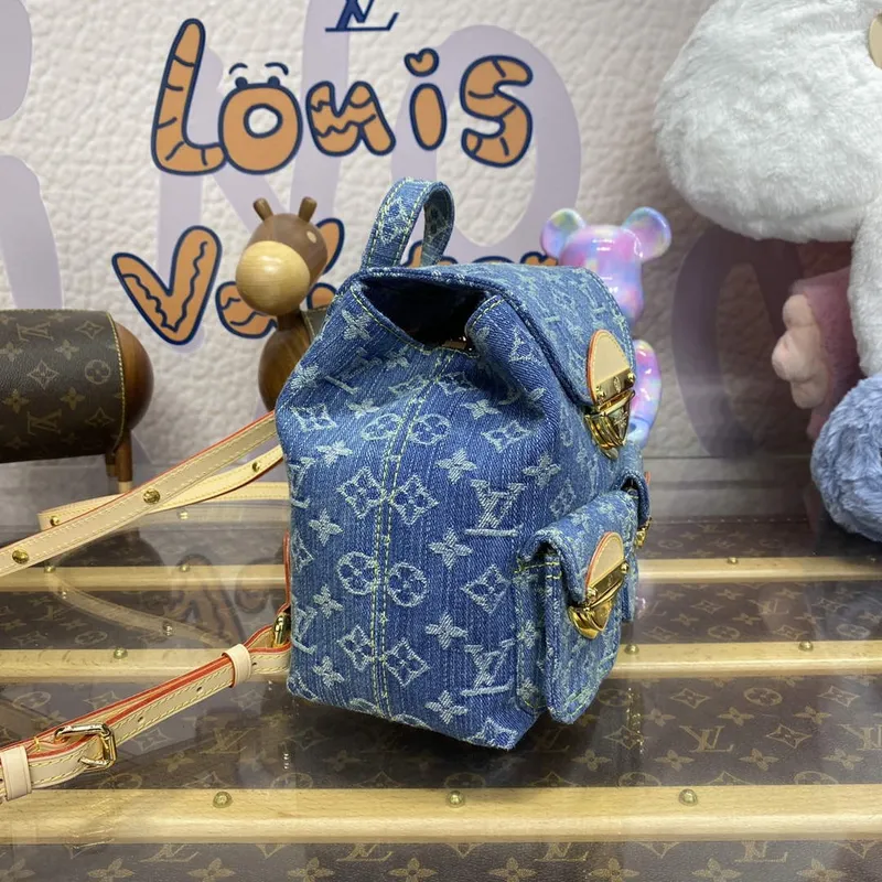 LV M46836 Louis Vuitton Venice Malý Batoh Taška Monogram Denim
