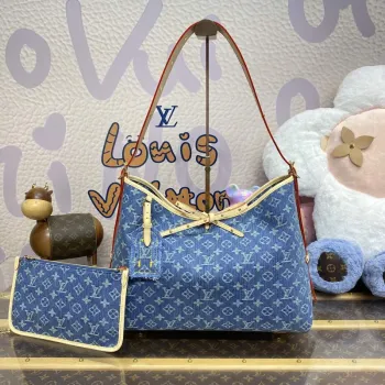 LV M46855 Louis Vuitton CarryAll MM Taška Monogram Denim