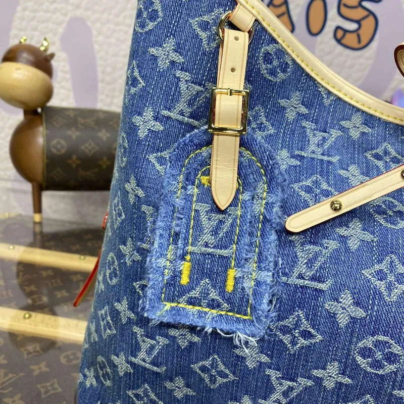 LV M46855 Louis Vuitton CarryAll MM Taška Monogram Denim