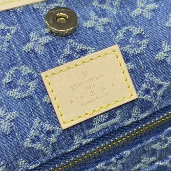 LV M46855 Louis Vuitton CarryAll MM Taška Monogram Denim