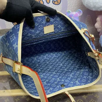 LV M46855 Louis Vuitton CarryAll MM Taška Monogram Denim
