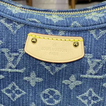 LV M46856 Louis Vuitton Croissant MM Kabelka Monogram Denim