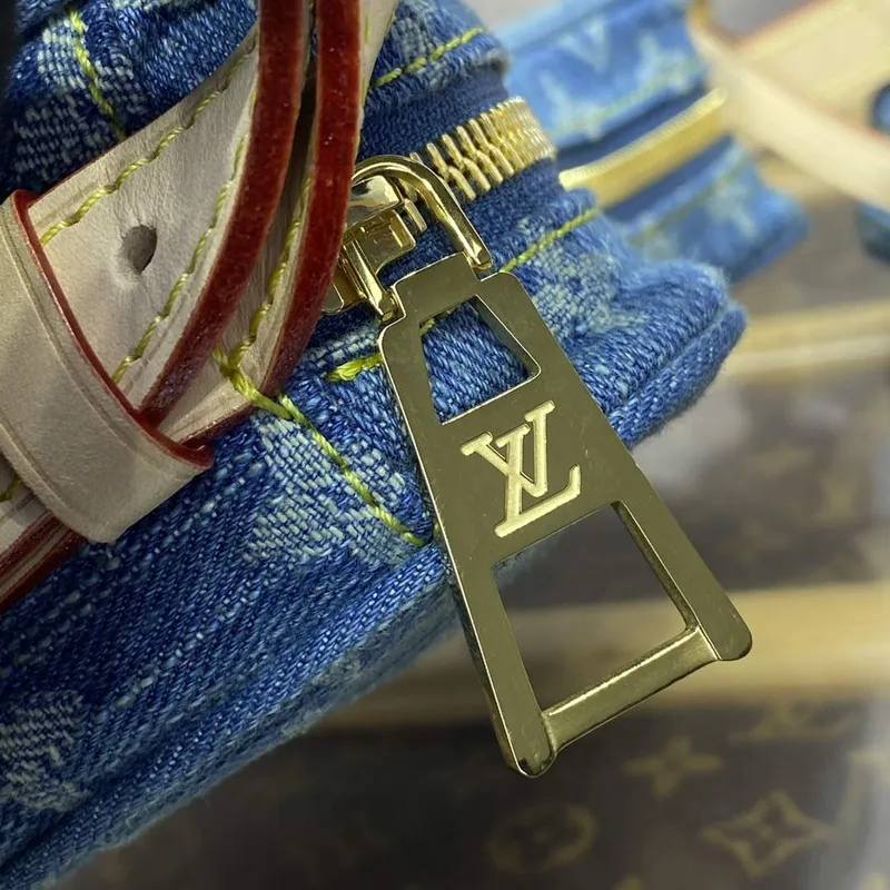 LV M46856 Louis Vuitton Croissant MM Kabelka Monogram Denim