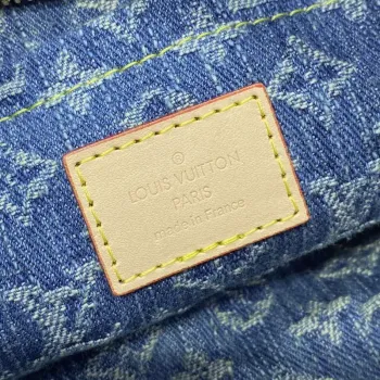 LV M46856 Louis Vuitton Croissant MM Kabelka Monogram Denim