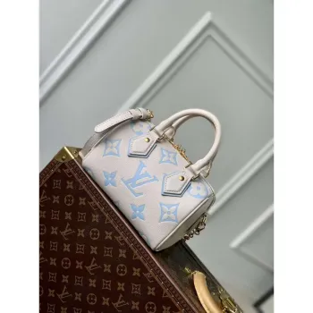 LV M46397 Louis Vuitton Speedy Bandoulière 20 Kabelka Modrá