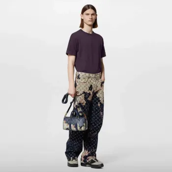 LV M46804 Louis Vuitton Keepall Bandoulière 25 Taška Ink Blue