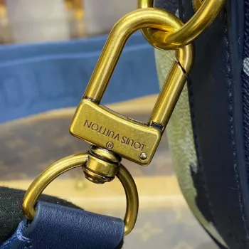 LV M46804 Louis Vuitton Keepall Bandoulière 25 Taška Ink Blue