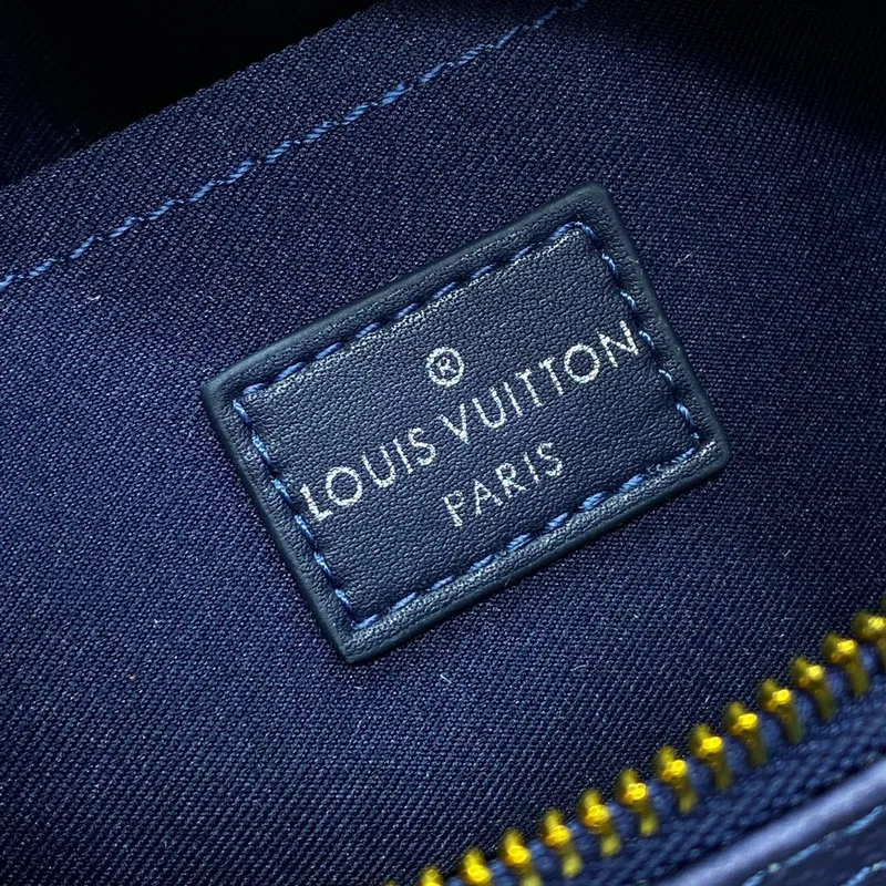 LV M46804 Louis Vuitton Keepall Bandoulière 25 Taška Ink Blue