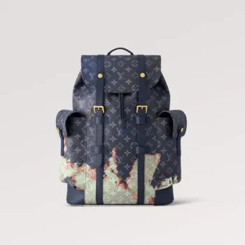 LV M46805 Batoh Louis Vuitton Christopher MM Ink Blue