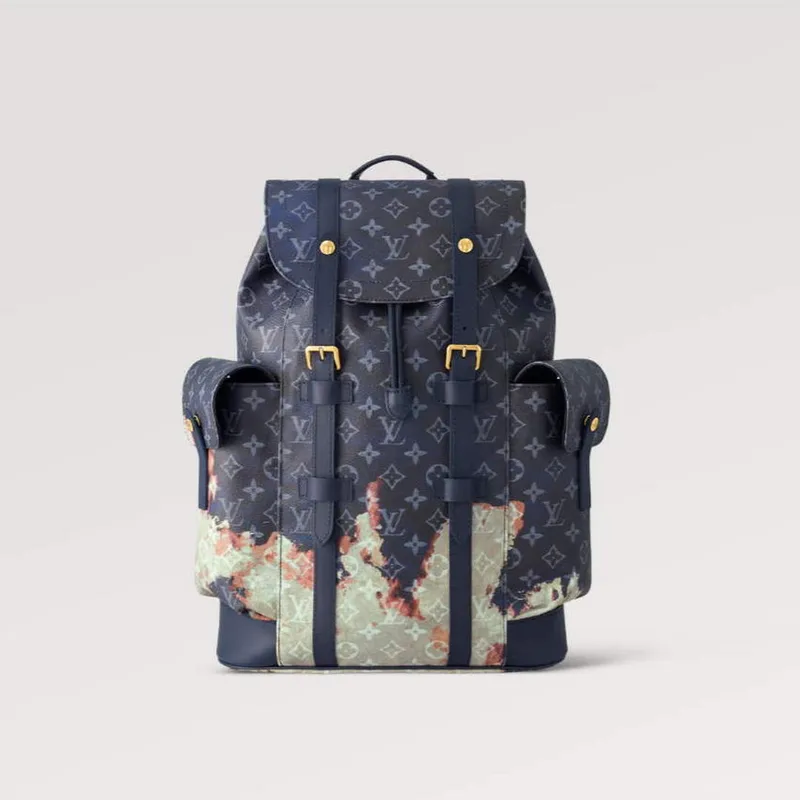 LV M46805 Batoh Louis Vuitton Christopher MM Ink Blue