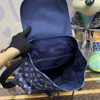 LV M46805 Batoh Louis Vuitton Christopher MM Ink Blue