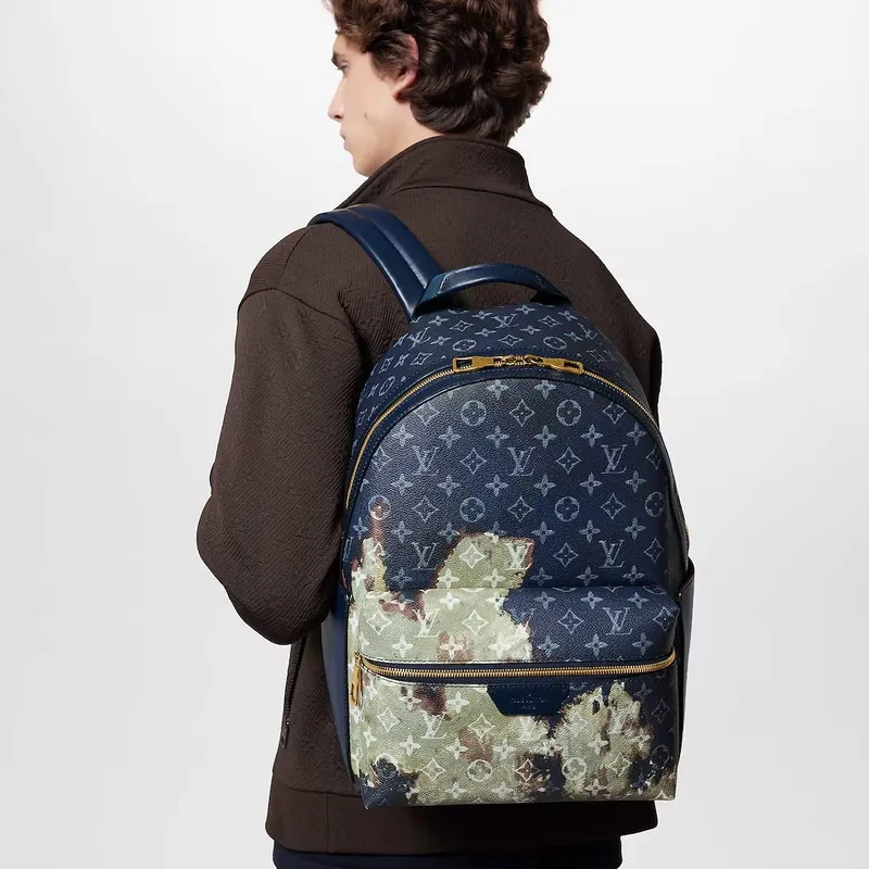 LV M46806 Louis Vuitton Discovery Backpack PM M46553 Ink Blue