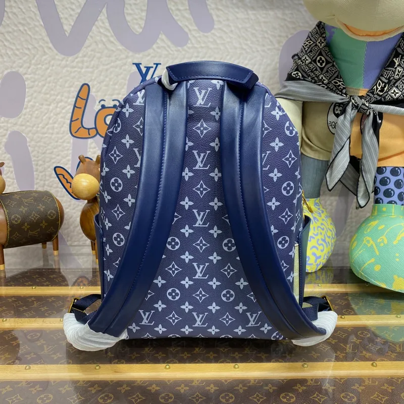 LV M46806 Louis Vuitton Discovery Backpack PM M46553 Ink Blue