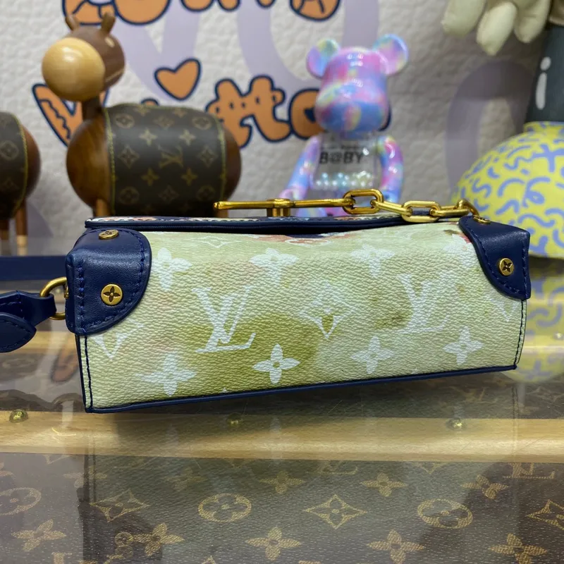 LV M82900 Louis Vuitton Steamer Wearable Wallet Ink Blue