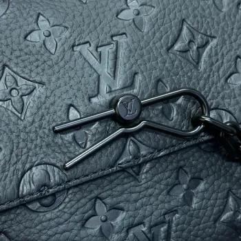 LV M23742 Louis Vuitton Steamer Messenger Bag Taurillon Monogram embosovaná hovězí kůže