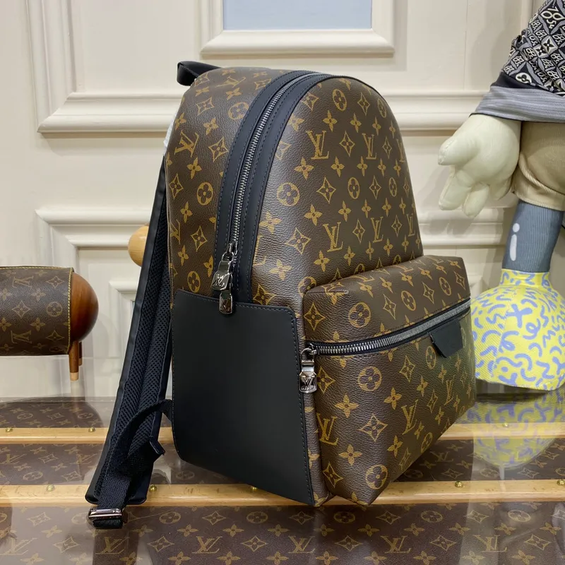LV M46684 Louis Vuitton Batoh Discovery PM Monogram Macassar z potažené plátno