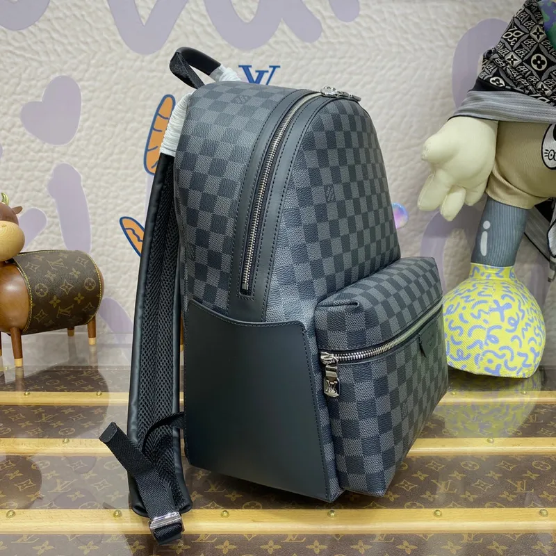 LV N40514 Louis Vuitton Discovery Backpack PM Damier Graphite potažená plátno