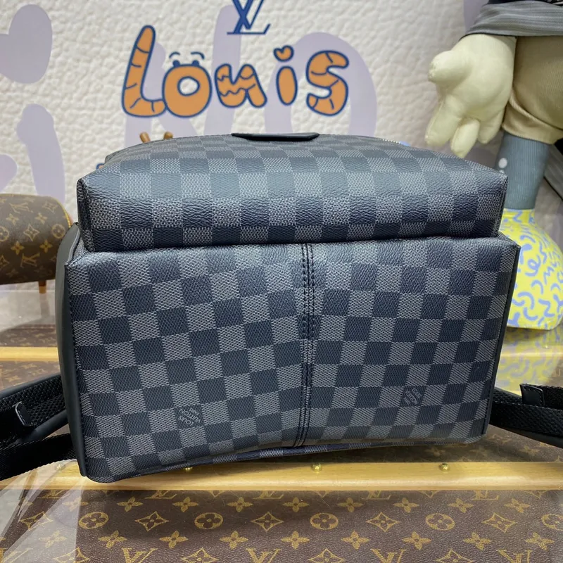 LV N40514 Louis Vuitton Discovery Backpack PM Damier Graphite potažená plátno