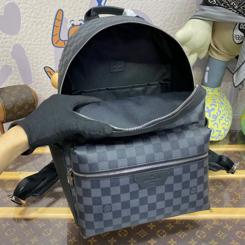 LV N40514 Louis Vuitton Discovery Backpack PM Damier Graphite potažená plátno
